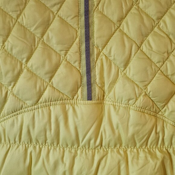 Lululemon Athletica Jacket Yellow What The Fluff 1/2 zip Pullover - Picture 7 of 8